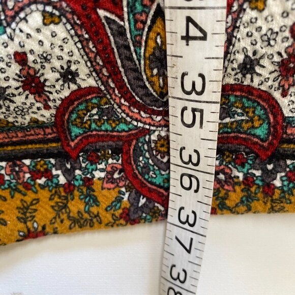 Anthropologie Maeve Womens Arborea Mini Dress Size 10 Boho Paisley Cute Preppy - Picture 10 of 10